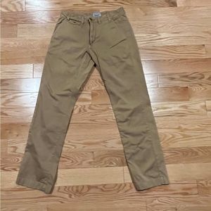 Mens Barbour Khaki Utility Pants
